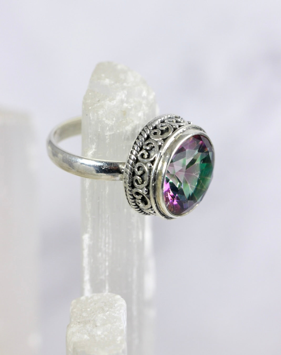 Mystic Quartz Cocktail Ring