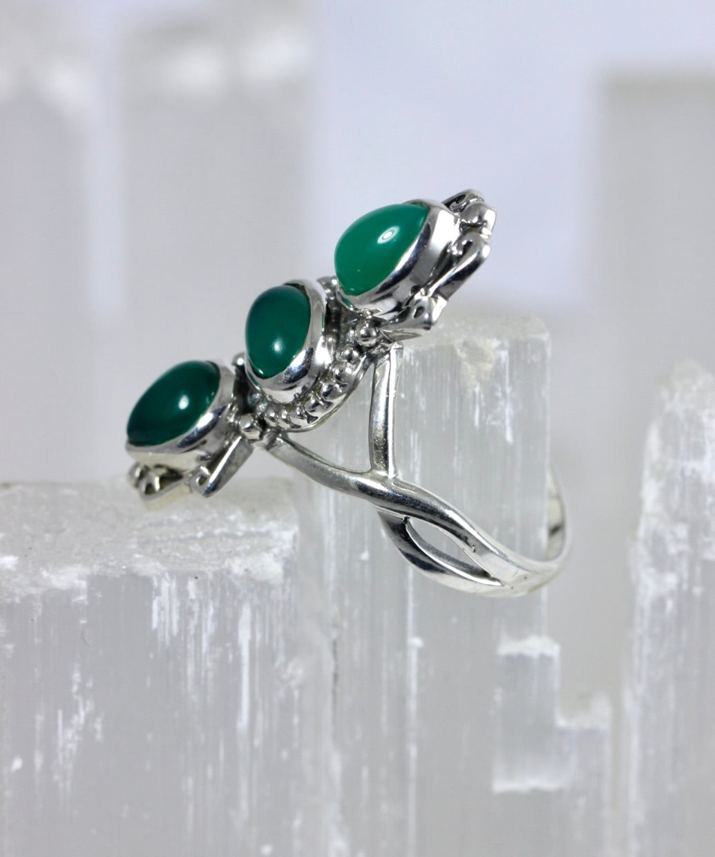 Green Onyx Ring