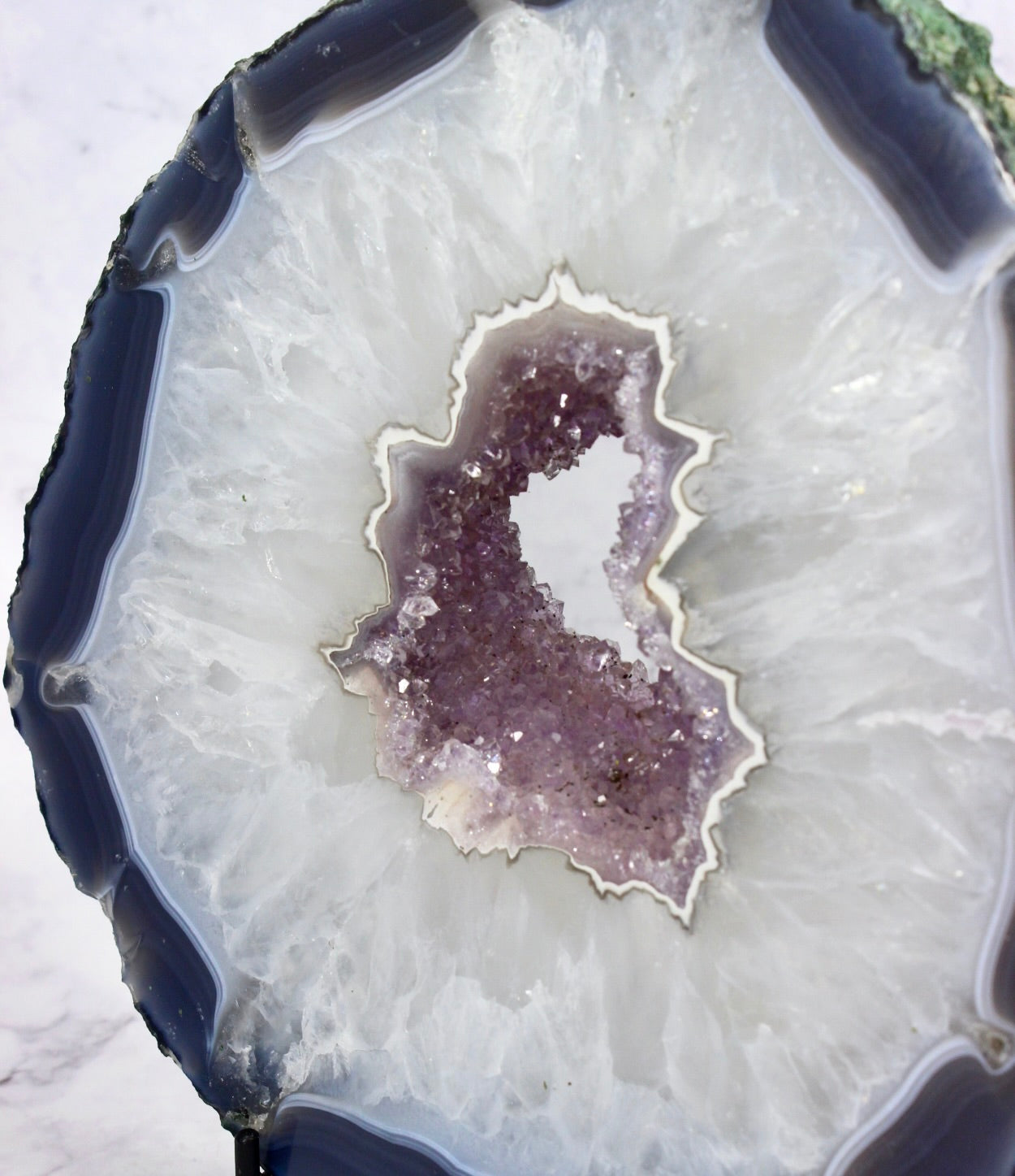 Ametyst Geode Slice