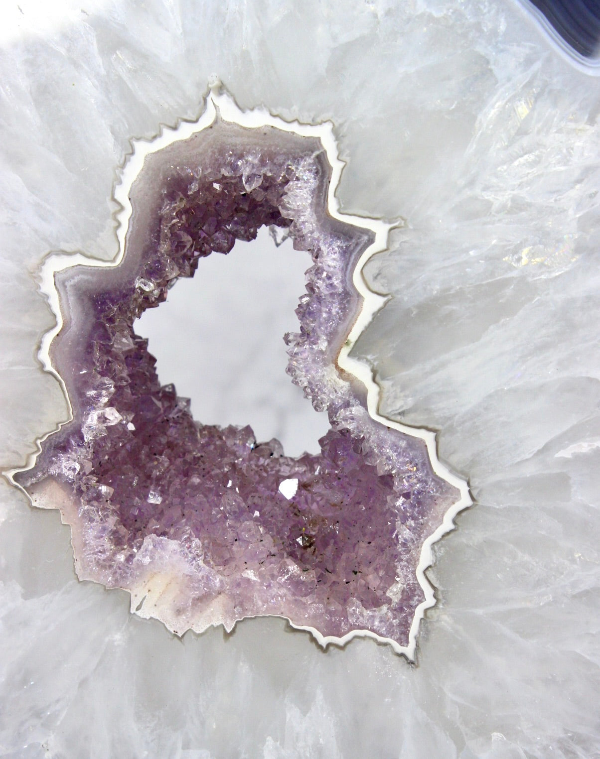Ametyst Geode Slice