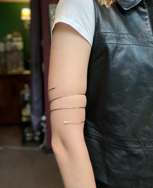 Spiral Banded Arm Cuff