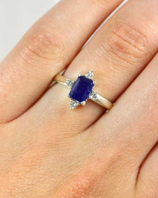 Sapphire CZ Ring