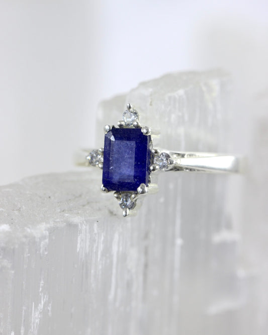 Sapphire CZ Ring