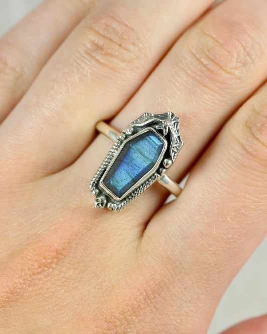 Gothic Labradorite Ring