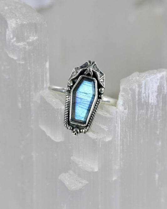 Gothic Labradorite Ring
