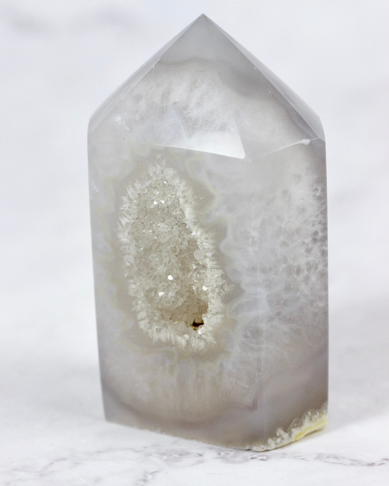 Small Agate Druzy Points