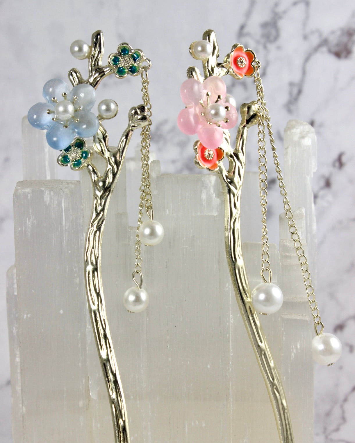 Floral Hair Sticks