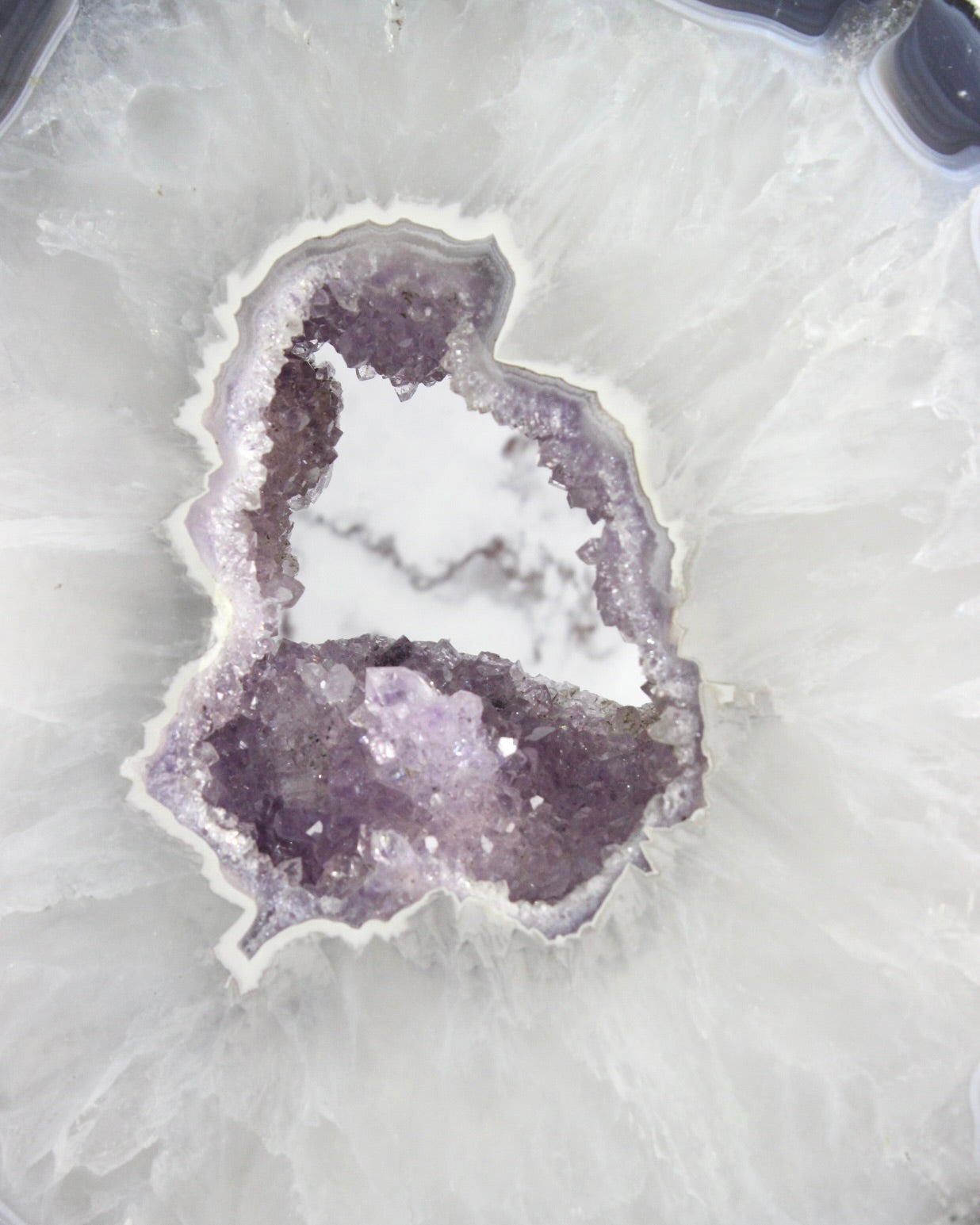 Ametyst Geode Slice
