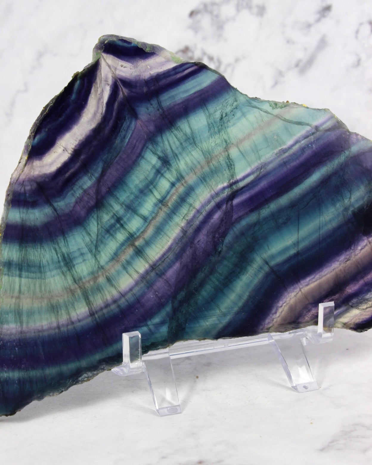 Rainbow Fluorite Slab