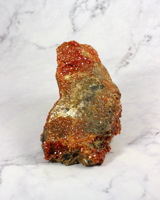 Vanadinite Druzy Specimen