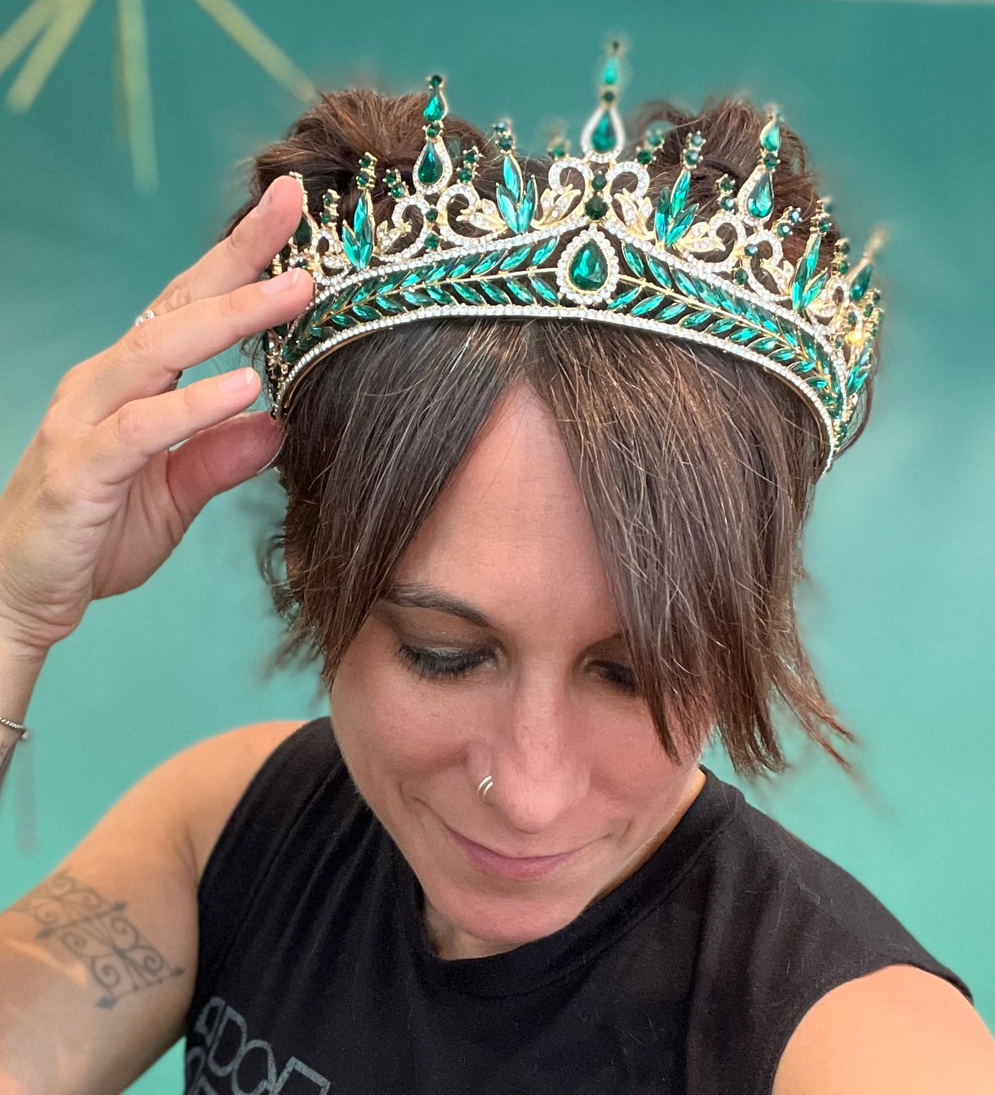 Emerald City Crystal Tiara