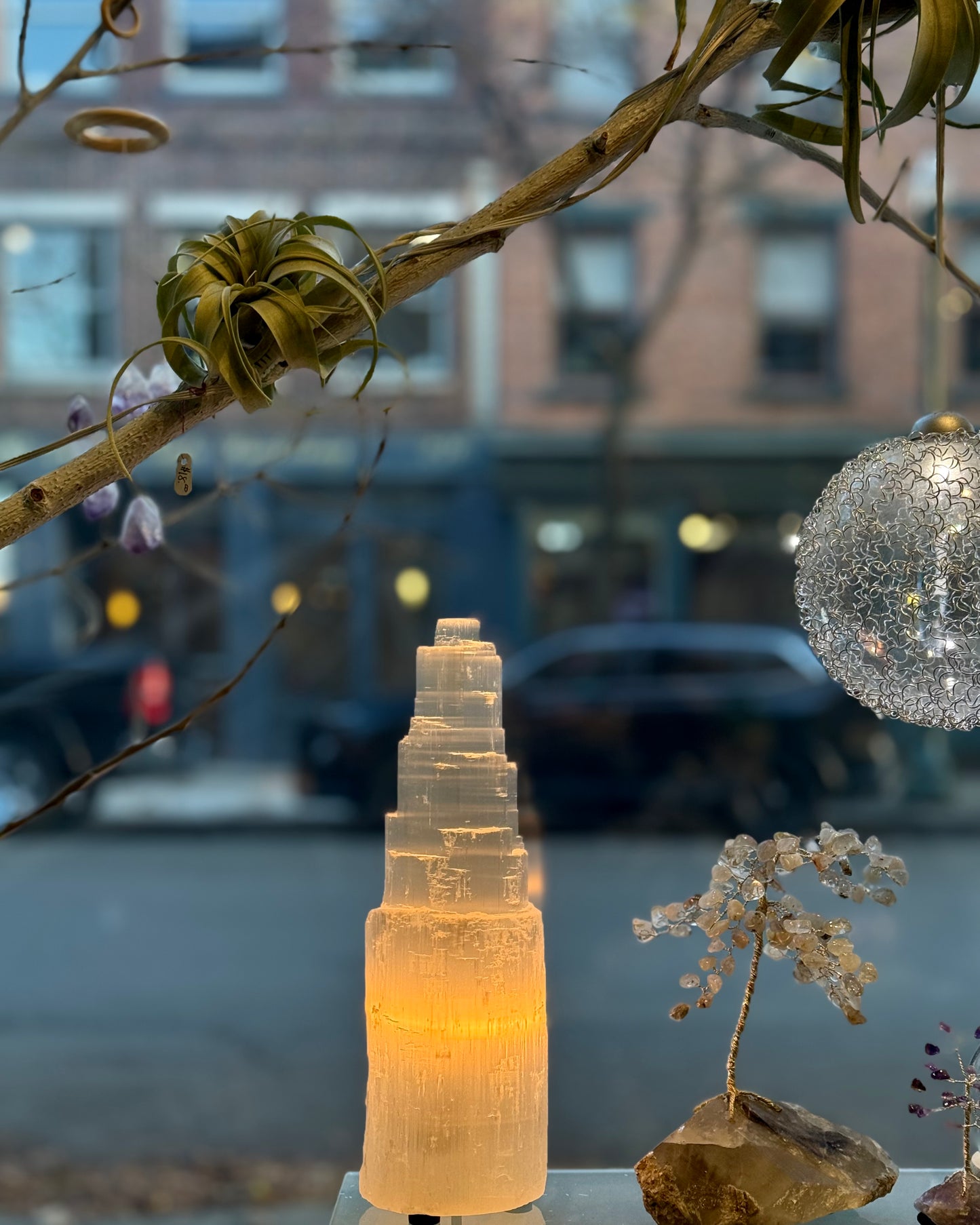 Selenite Lamp