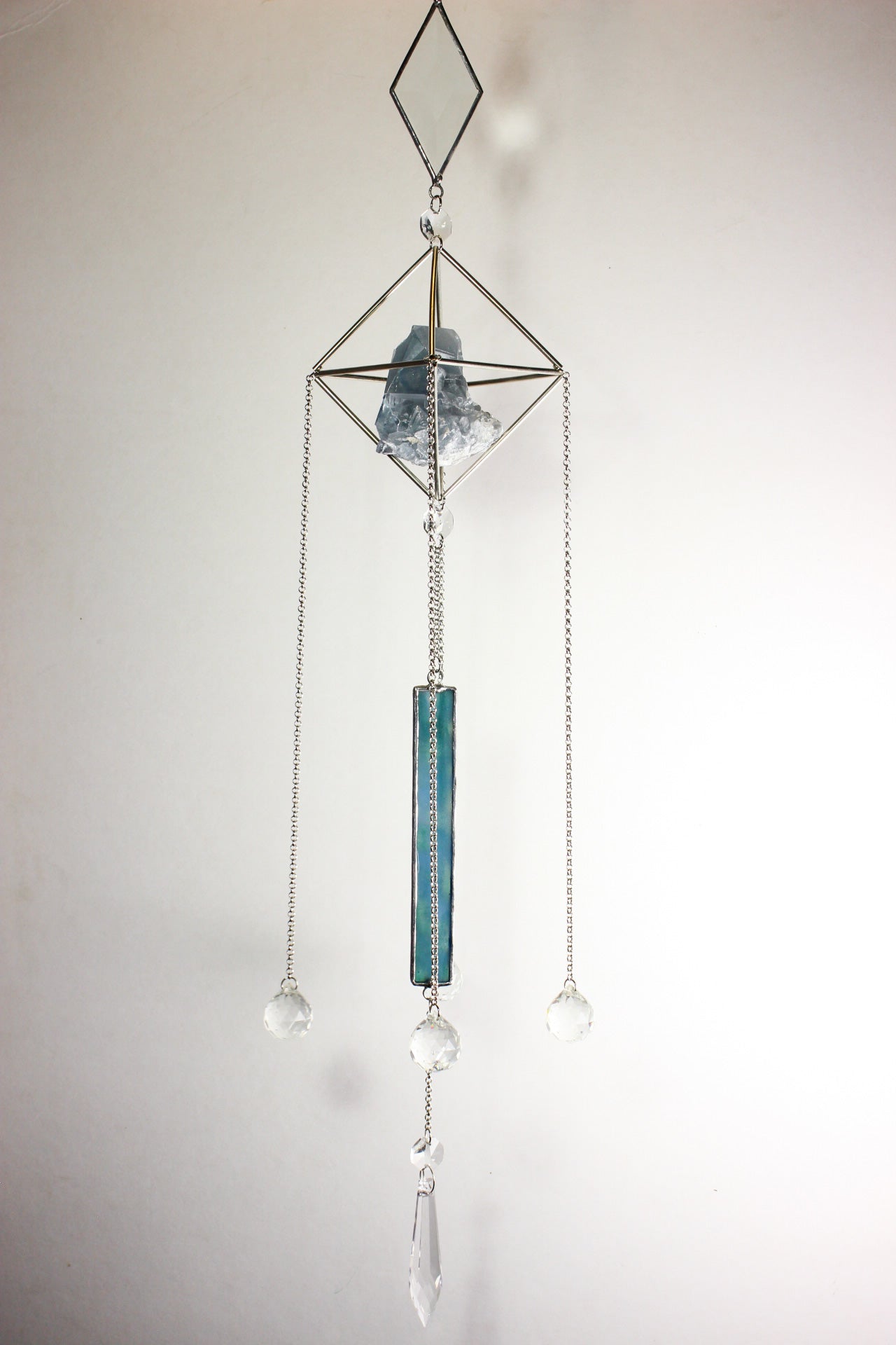 Celestite Sun Catcher Chandelier