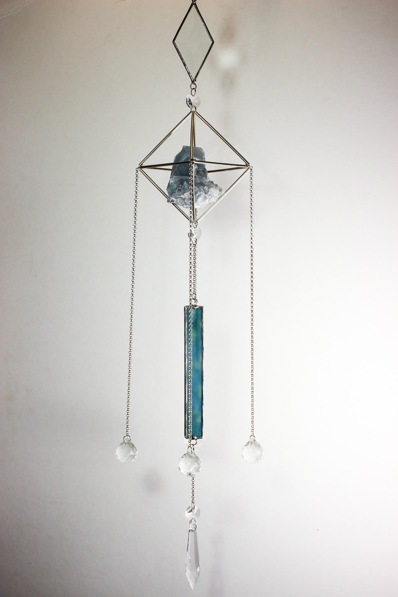 Celestite Sun Catcher Chandelier