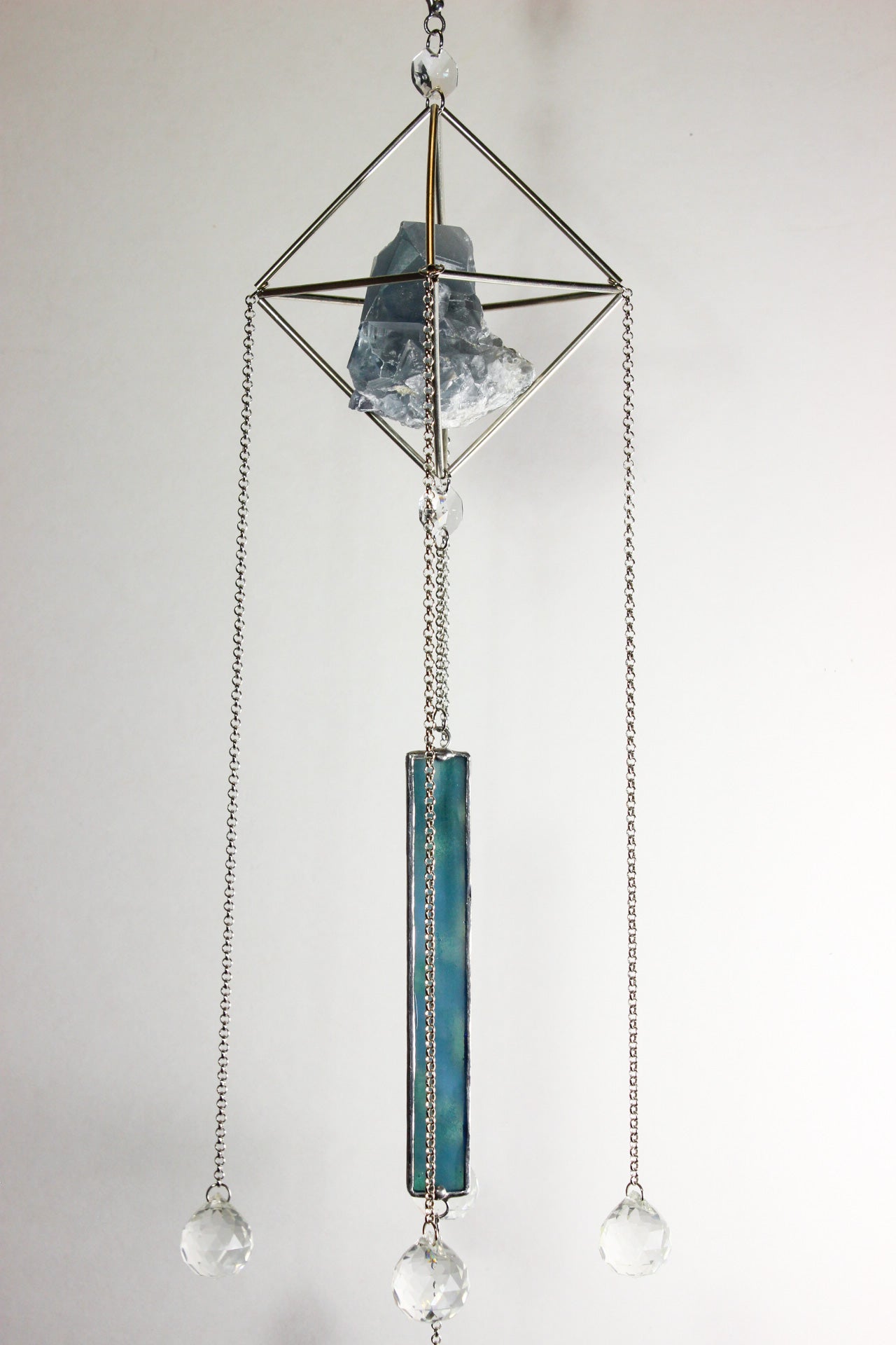 Celestite Sun Catcher Chandelier
