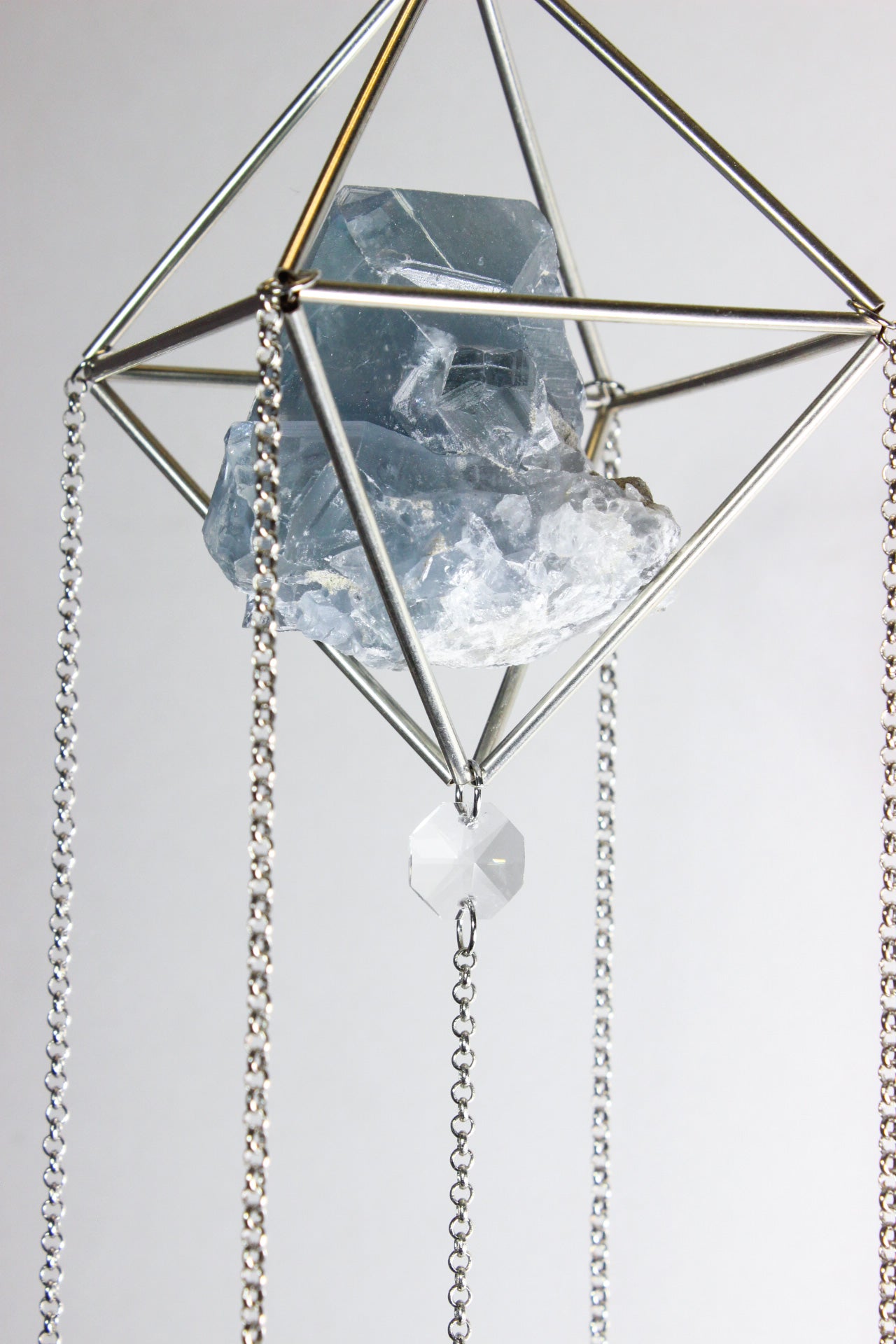 Celestite Sun Catcher Chandelier