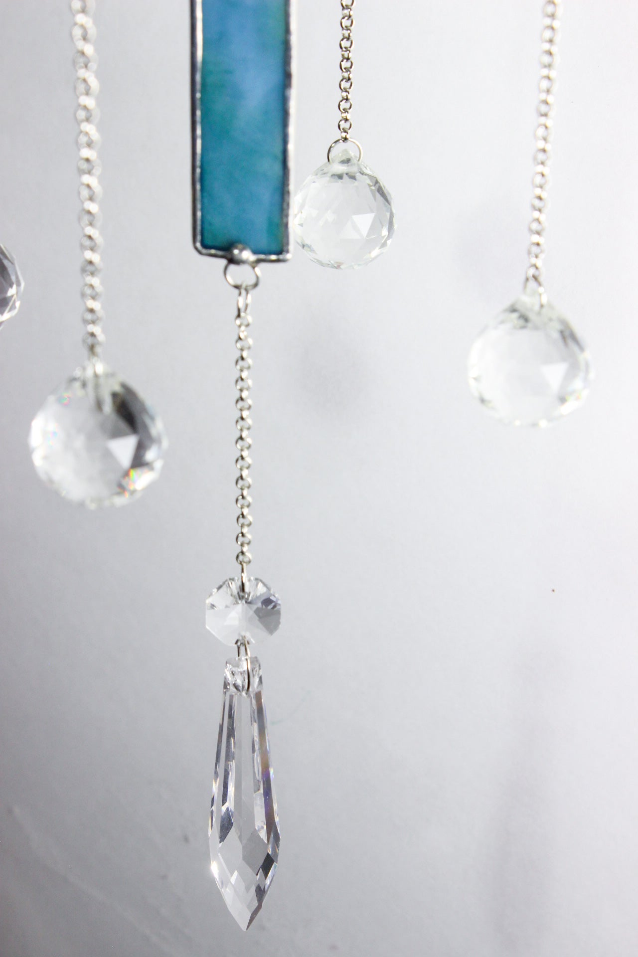 Celestite Sun Catcher Chandelier
