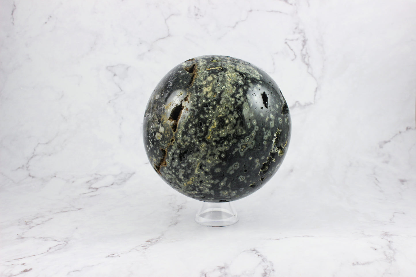 Large Ocean Jasper Sphere