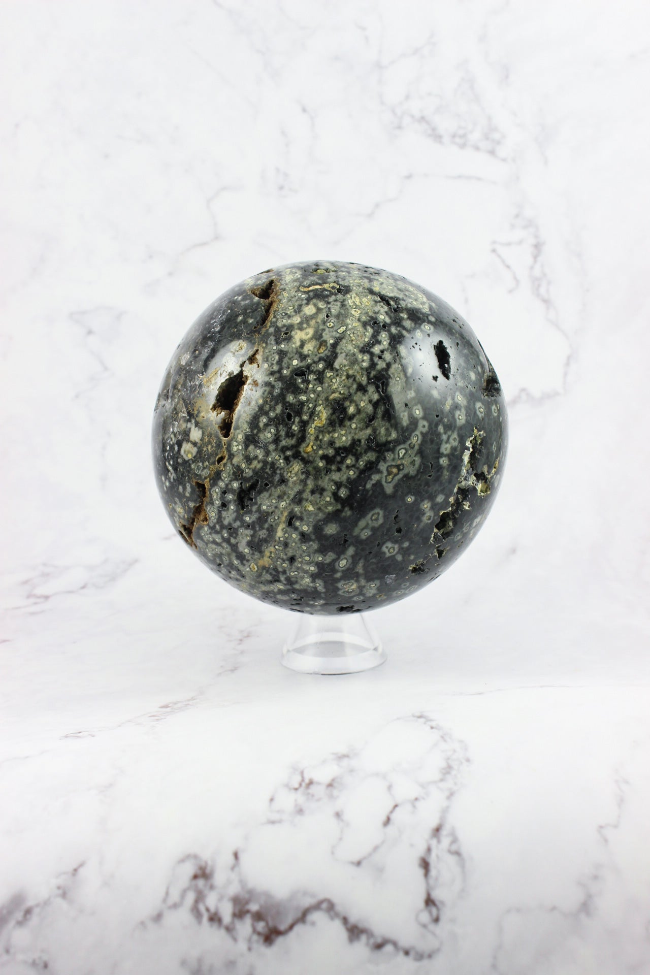 Large Ocean Jasper Sphere