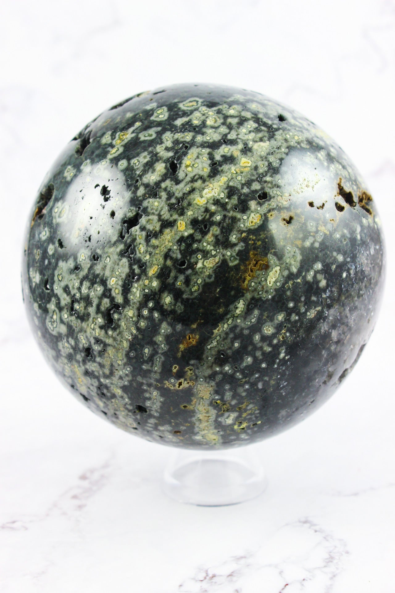 Large Ocean Jasper Sphere