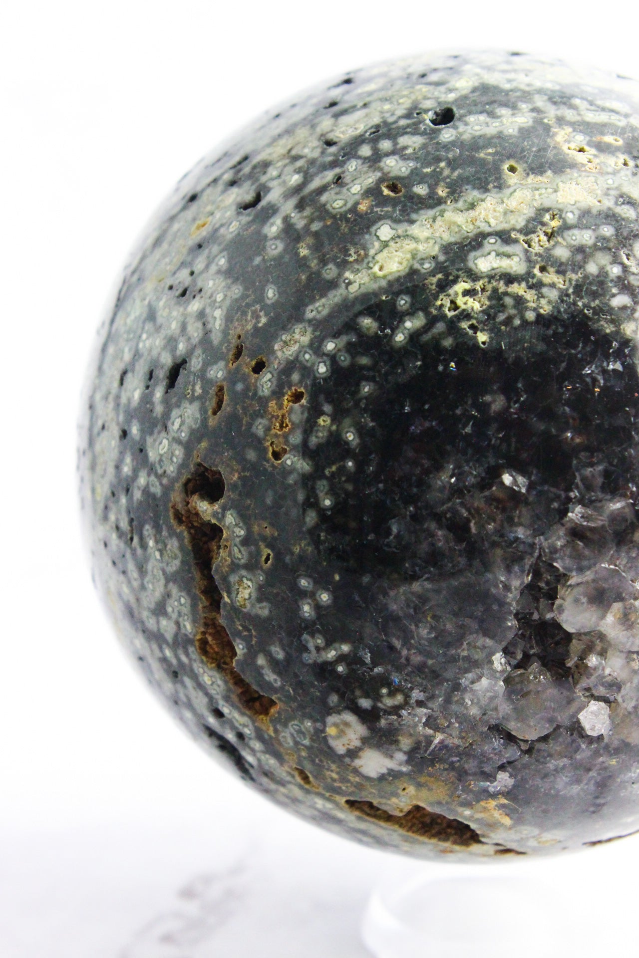 Large Ocean Jasper Sphere