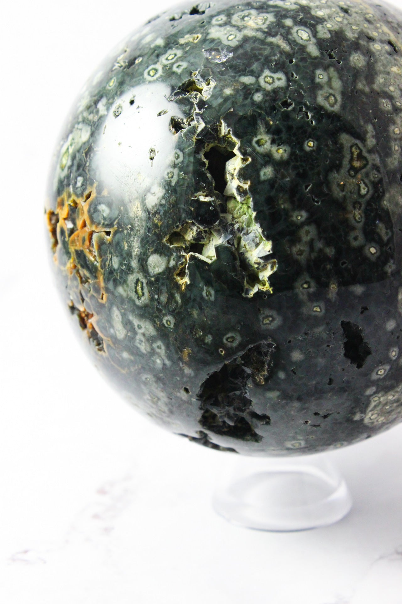 Large Ocean Jasper Sphere