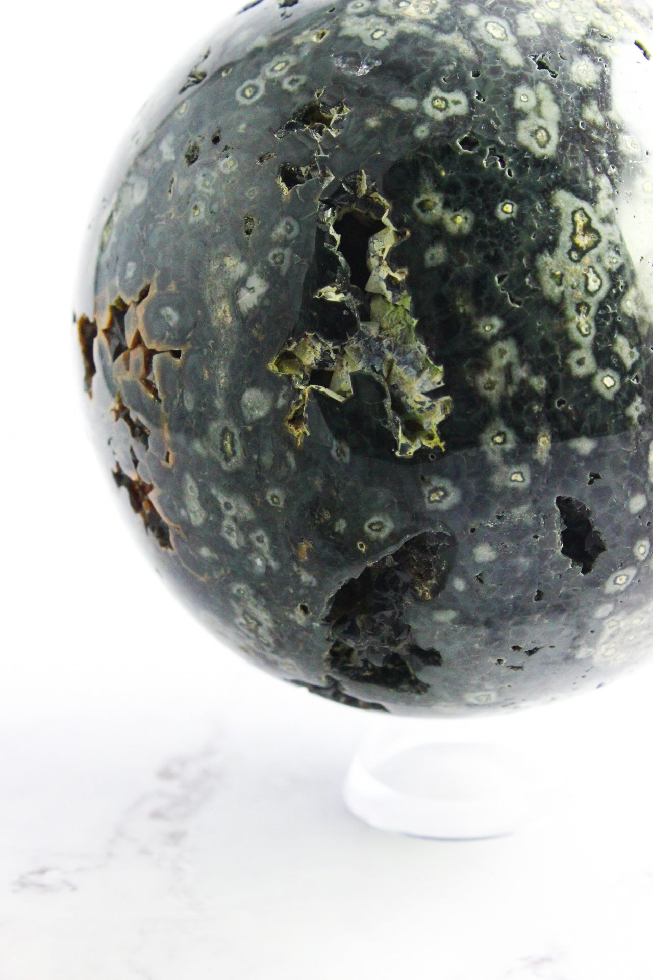 Large Ocean Jasper Sphere