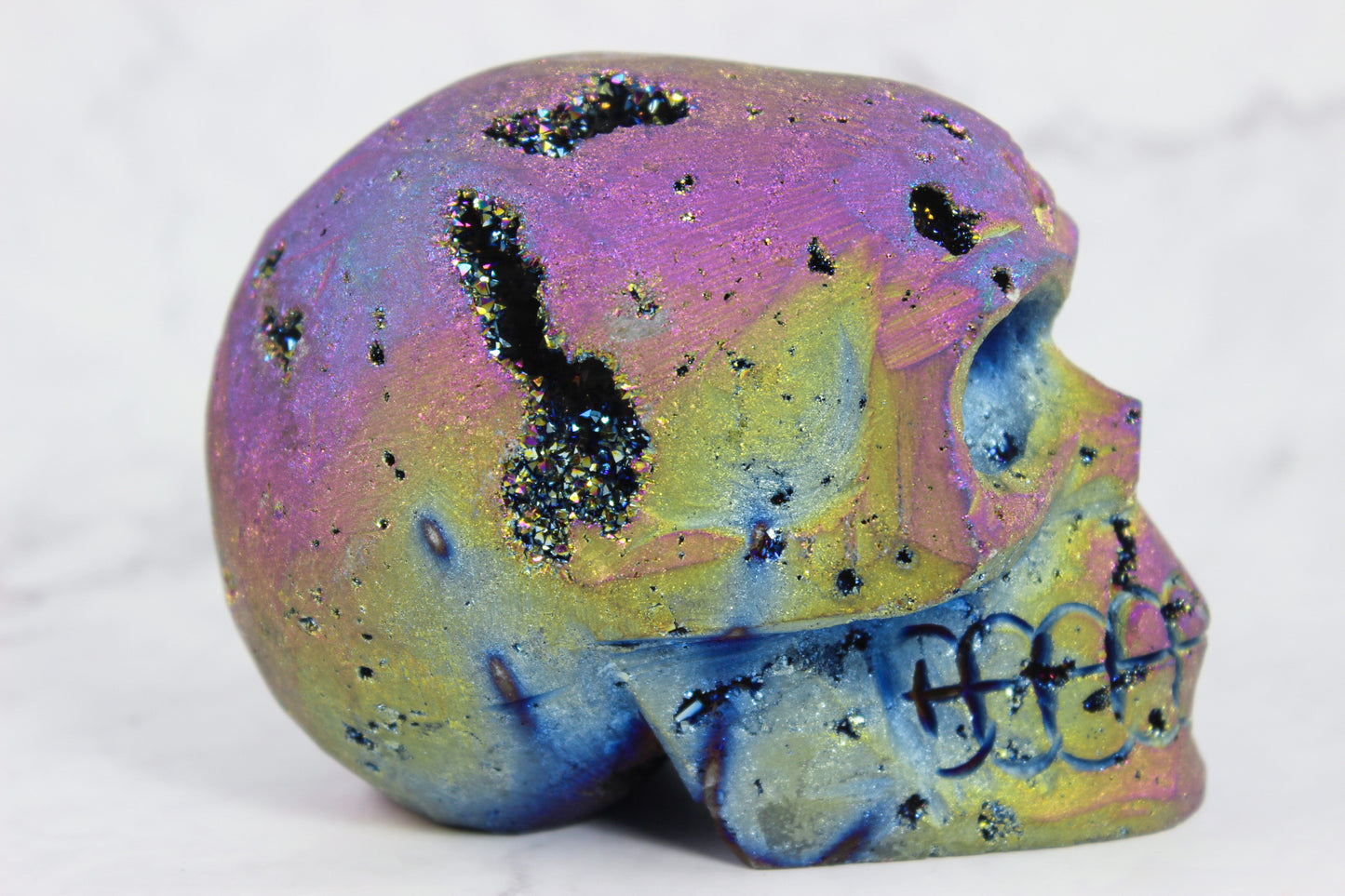 Small Titanium Sphalerite Skull