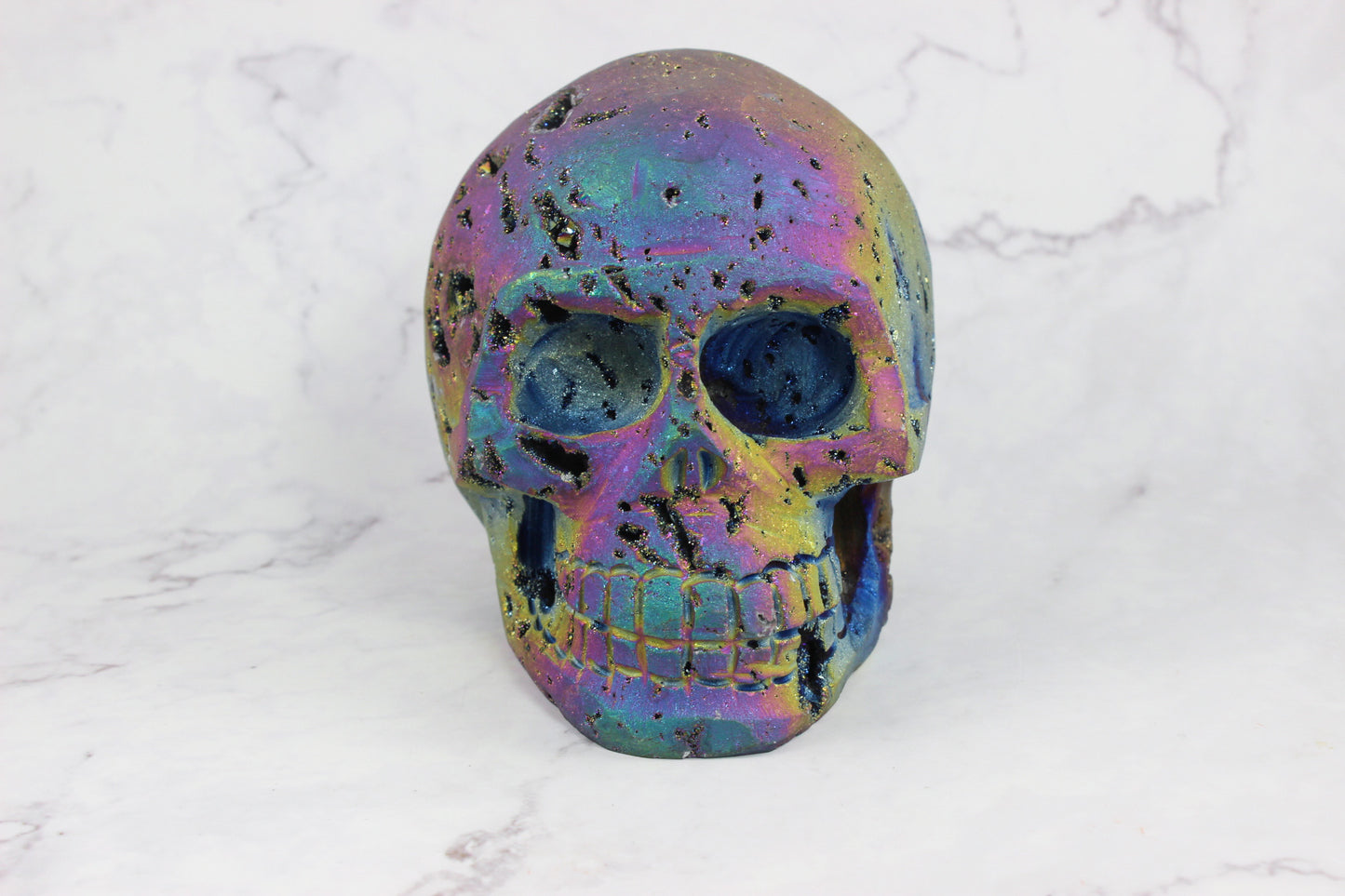 Large Titanium Sphalerite Skull