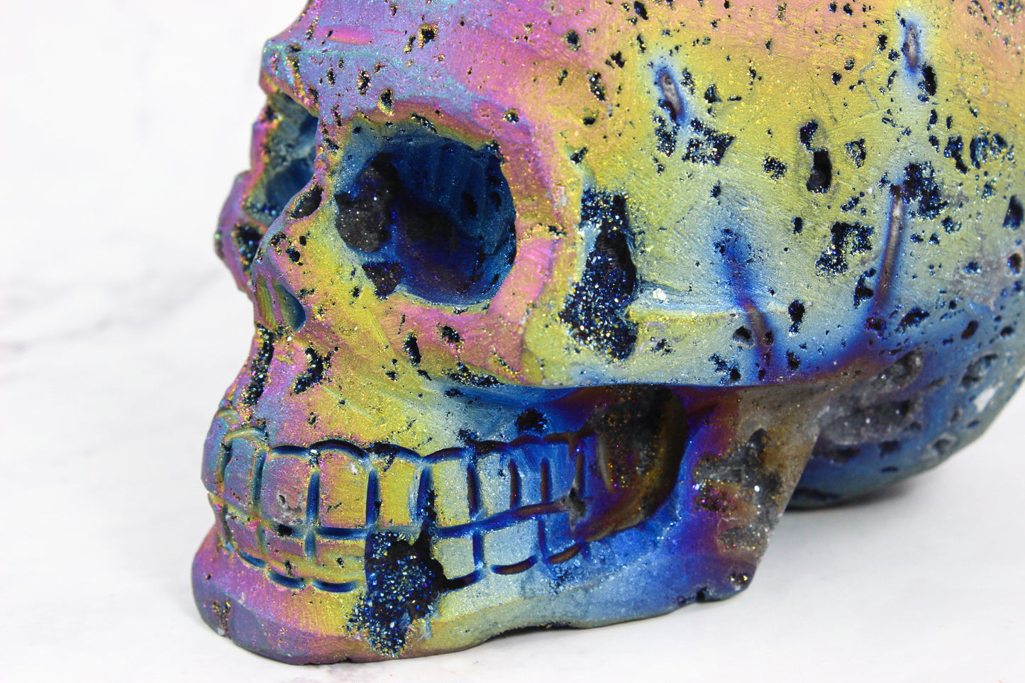 Large Titanium Sphalerite Skull