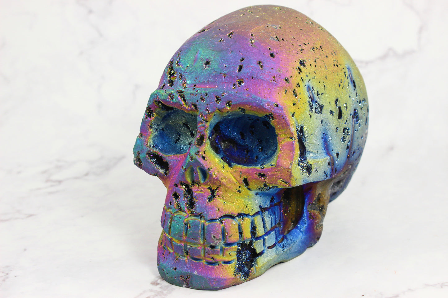 Large Titanium Sphalerite Skull