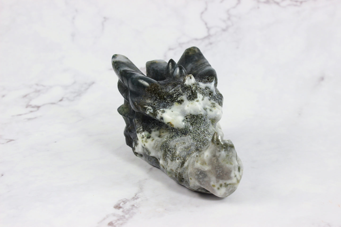 Large Moss Agate Dragons