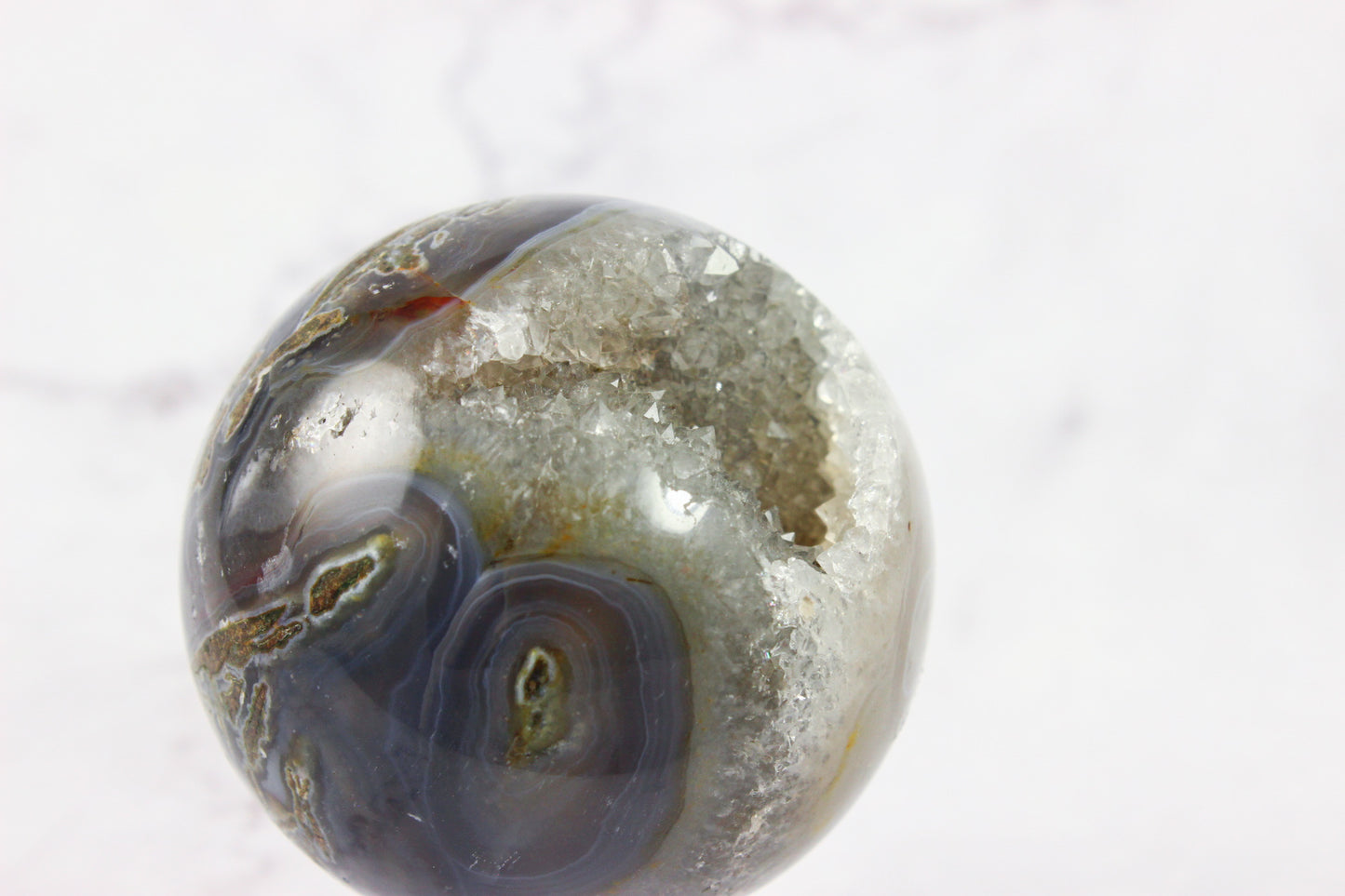 Druzy Agate Sphere