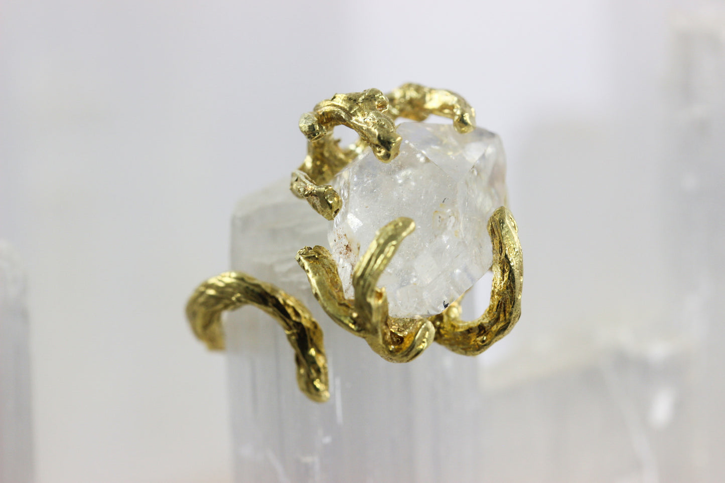 Herkimer Diamond Branch Ring