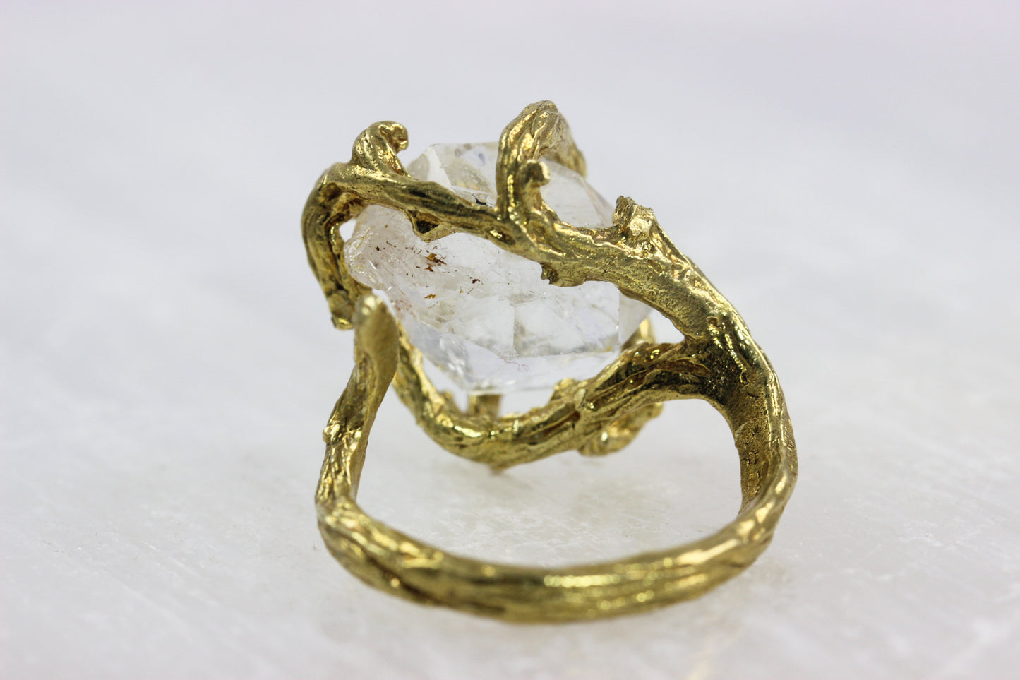 Herkimer Diamond Branch Ring