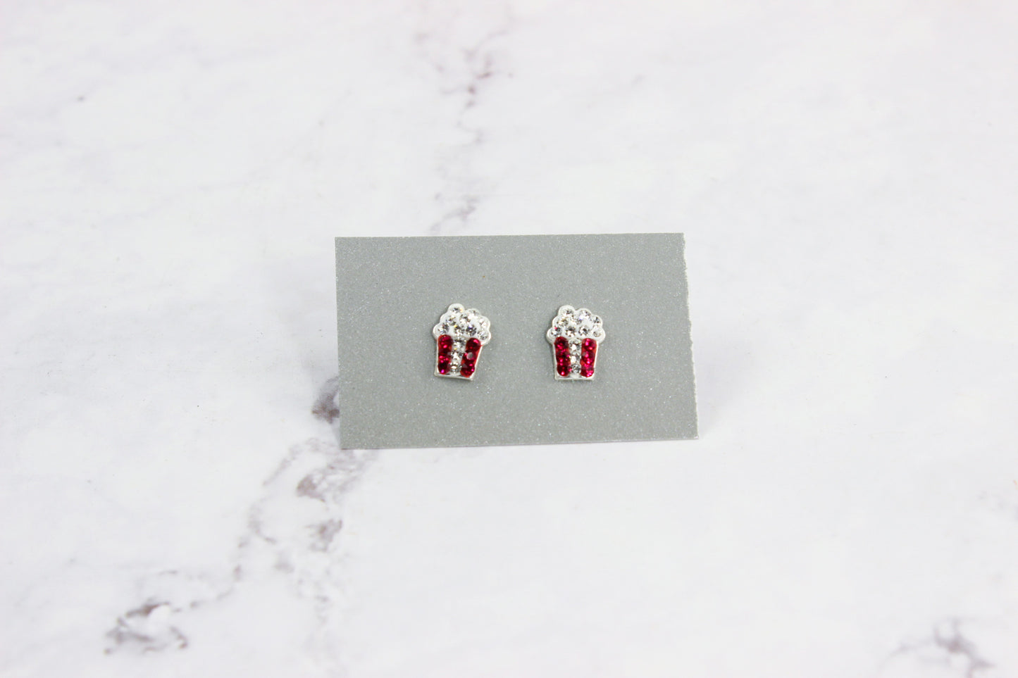 Rhinestone Stud Earrings