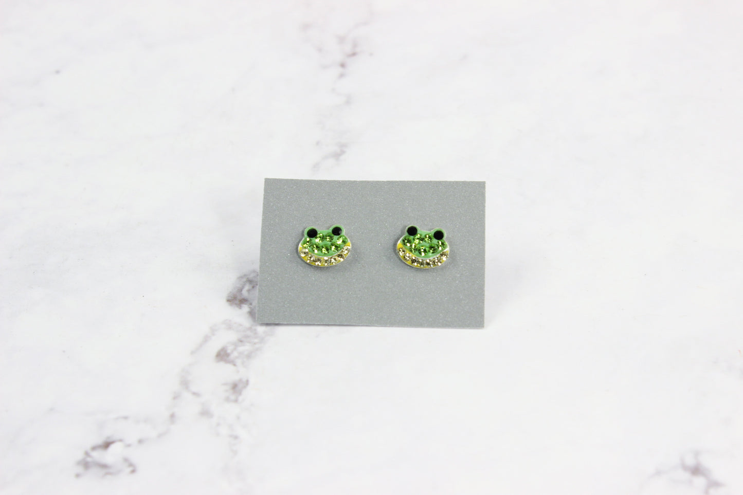 Rhinestone Stud Earrings