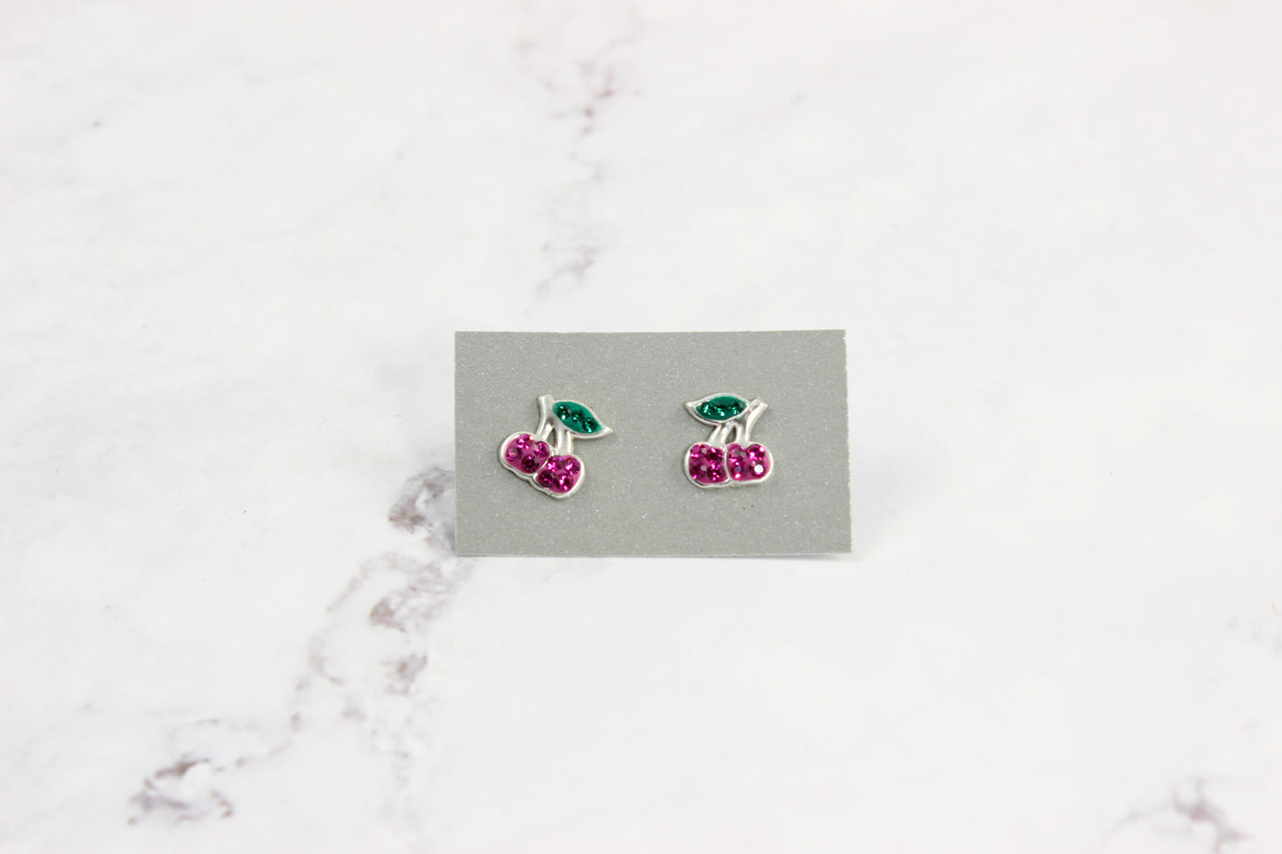 Rhinestone Stud Earrings