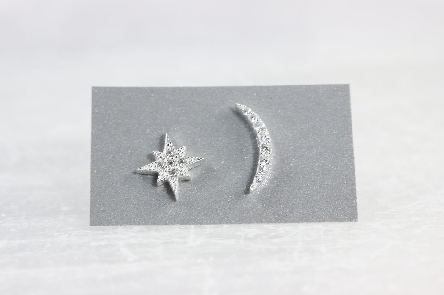 Moon and Star Earrings