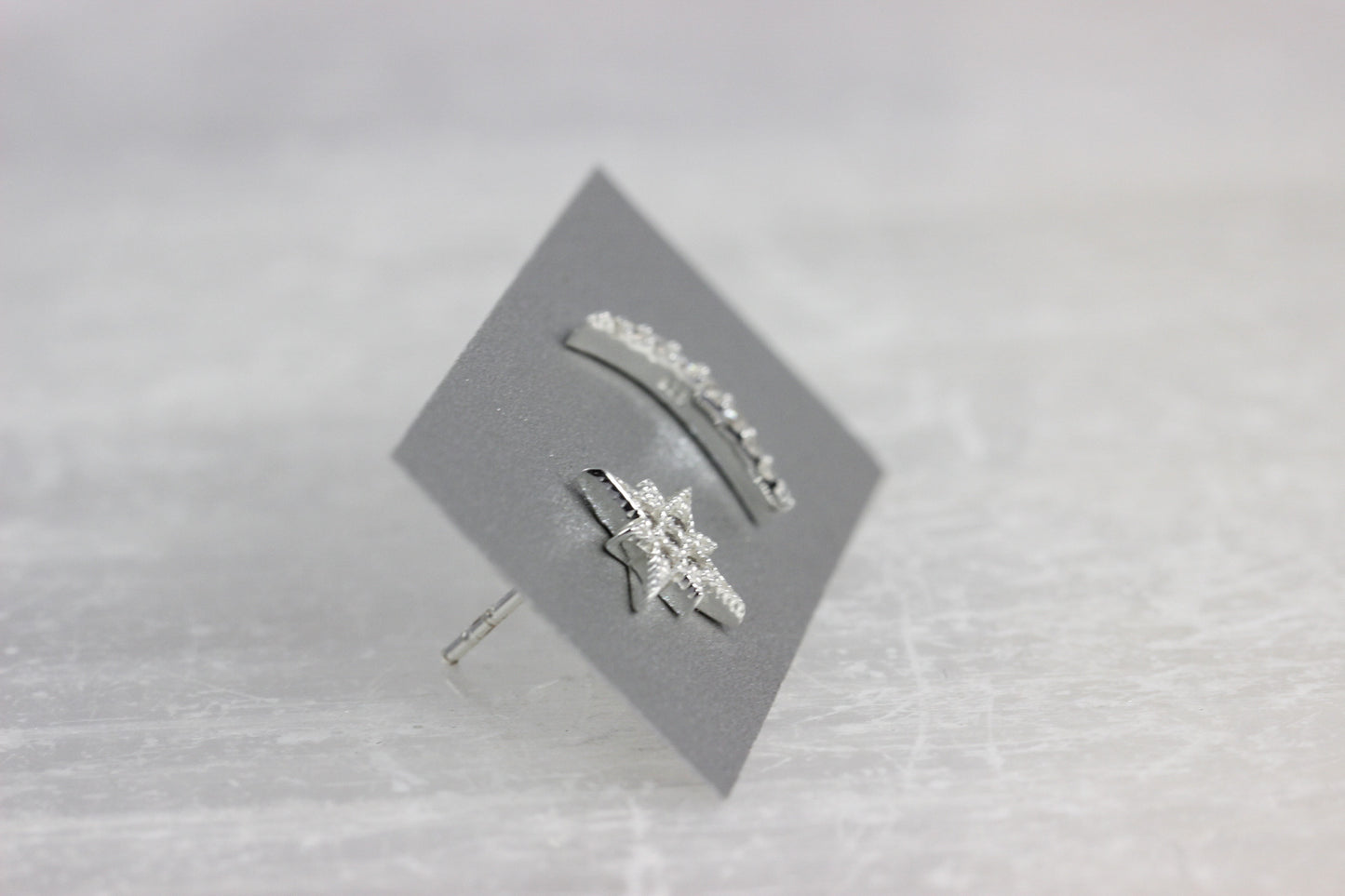 Moon and Star Earrings