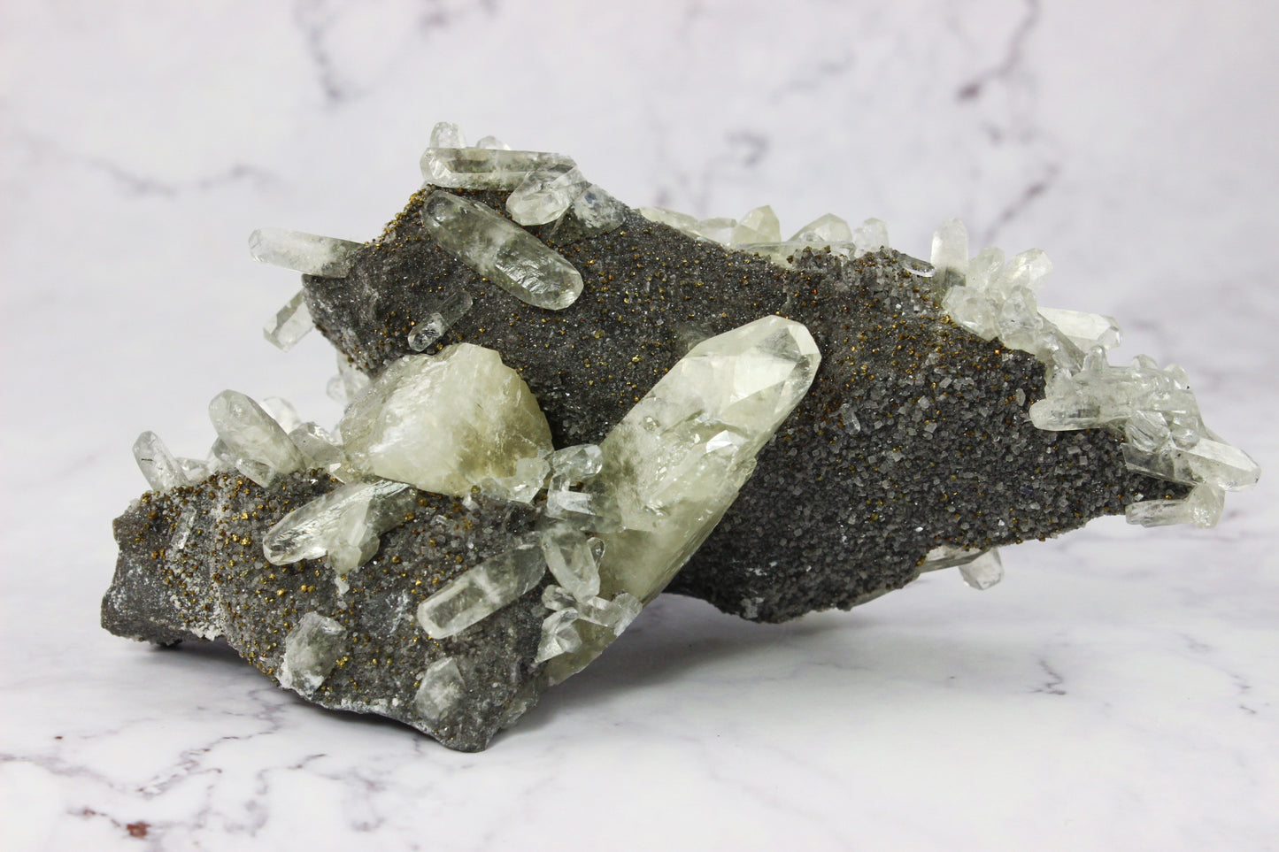 Calcite Chalcopyrite