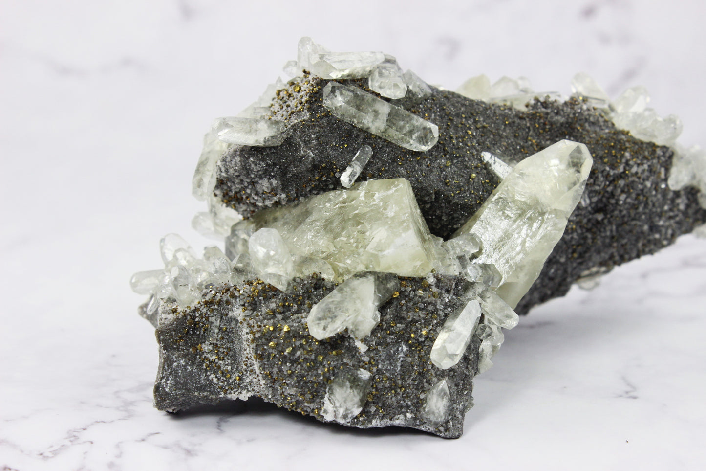 Calcite Chalcopyrite
