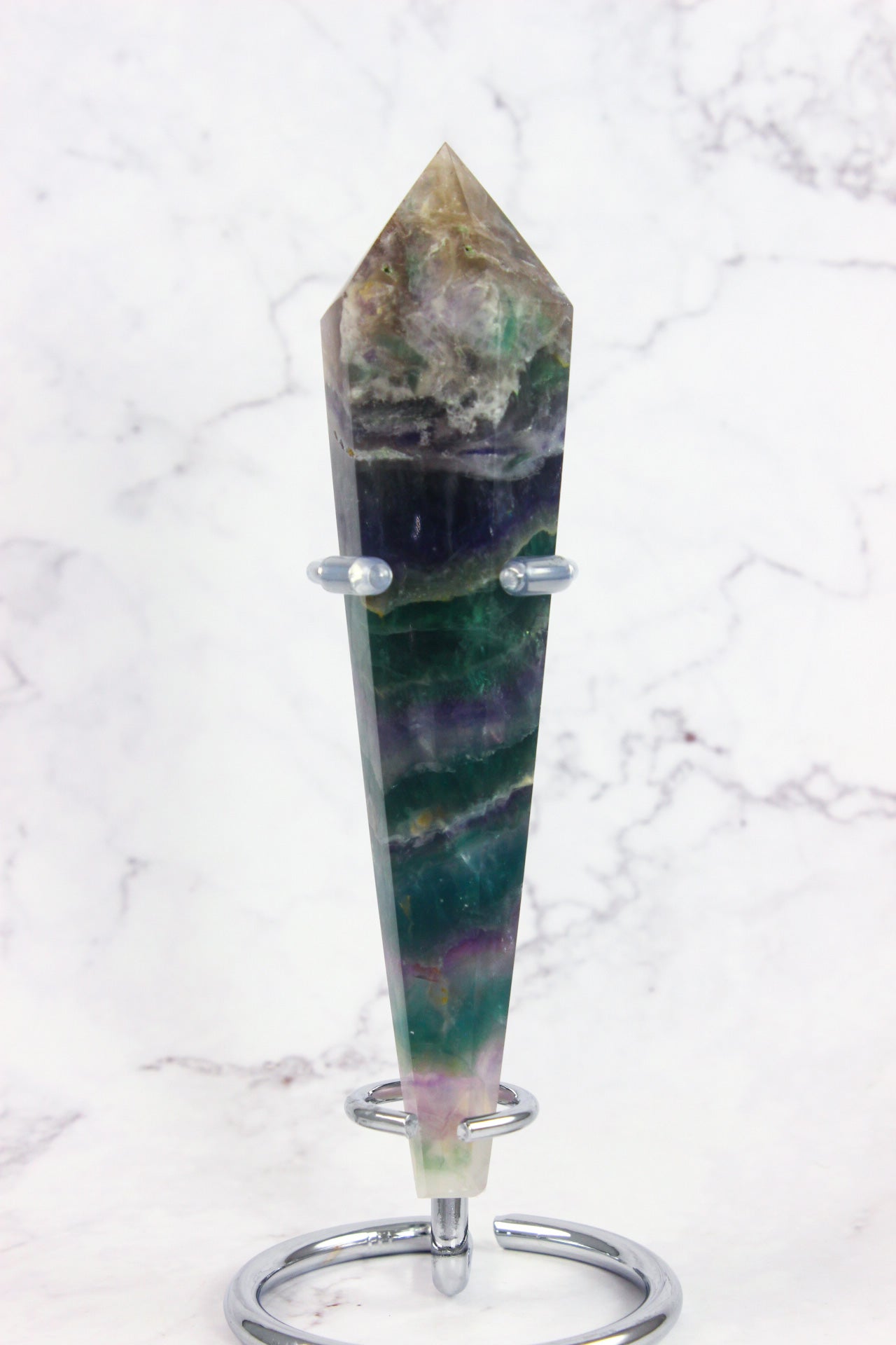 Fluorite Point with stand