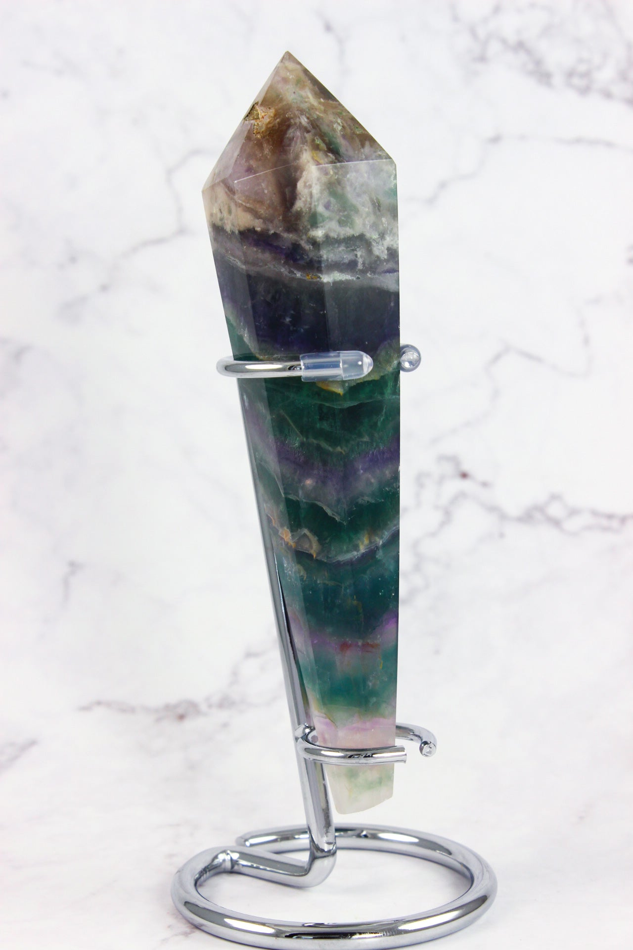 Fluorite Point with stand