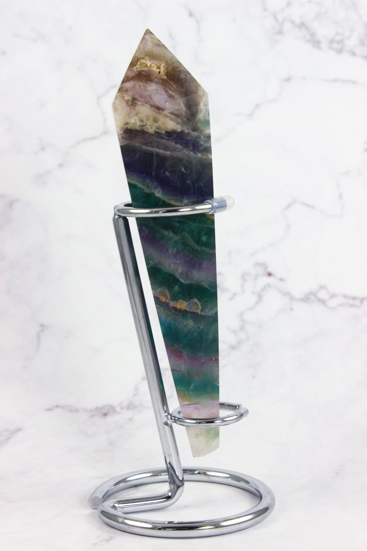 Fluorite Point with stand