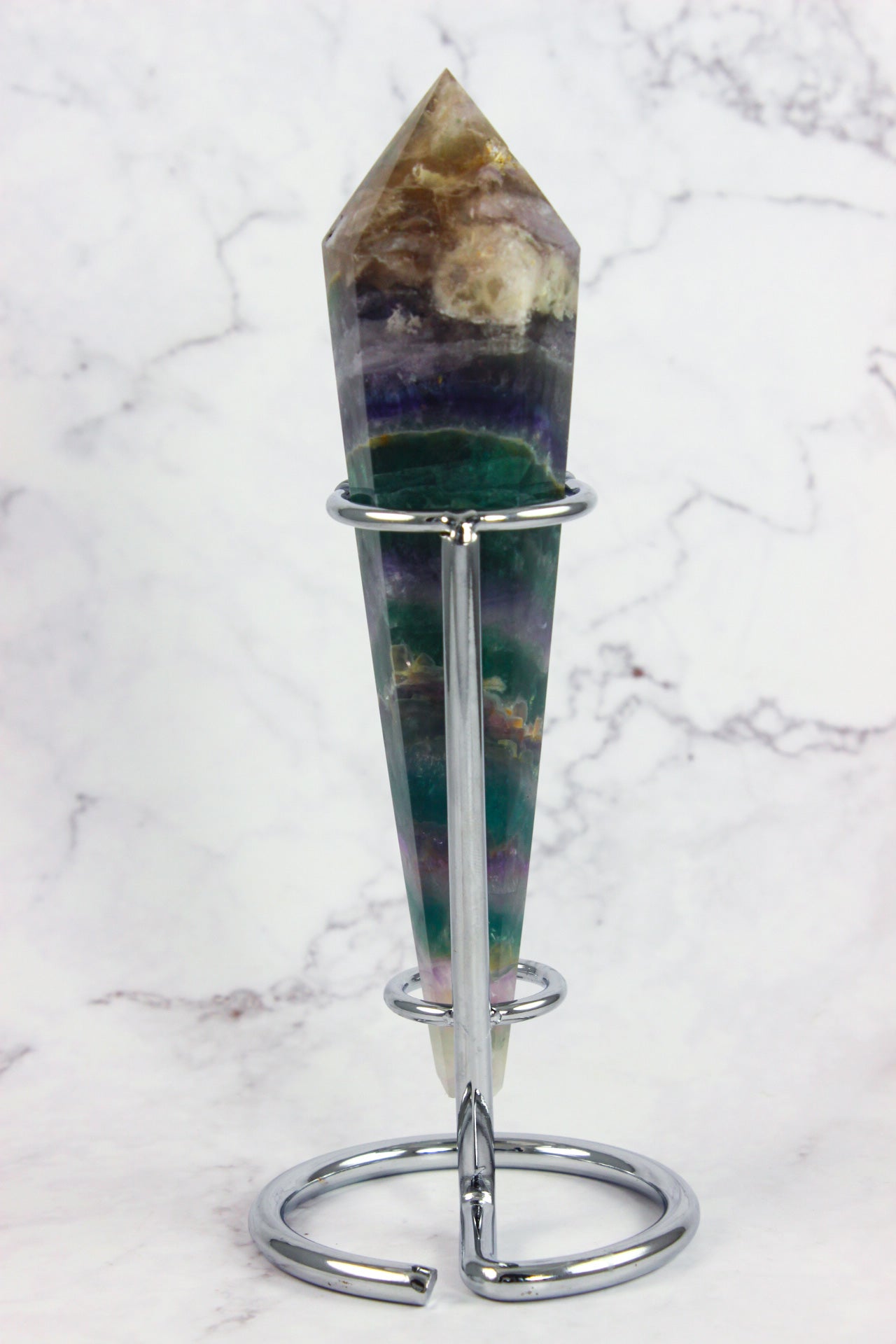 Fluorite Point with stand