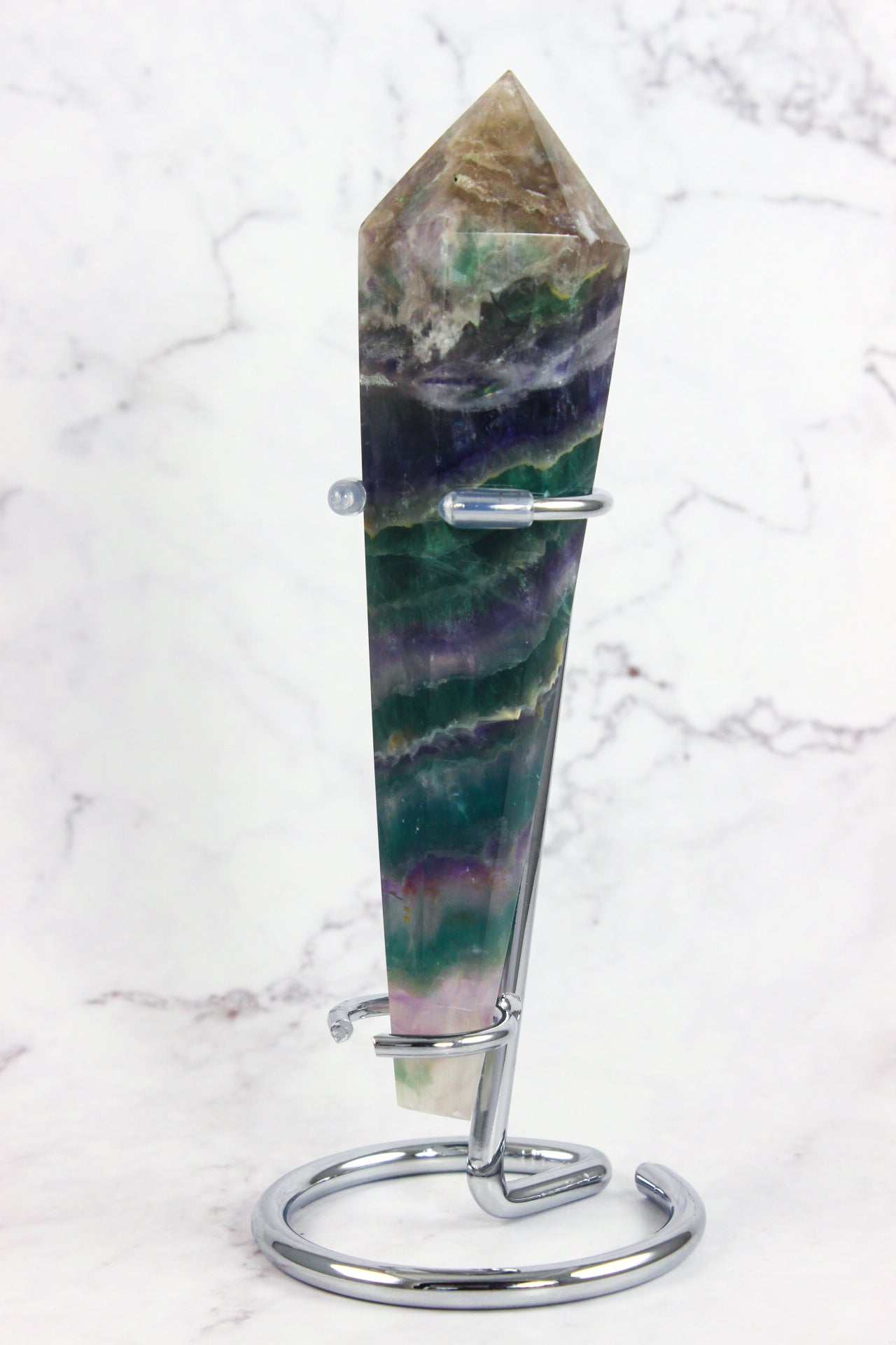 Fluorite Point with stand