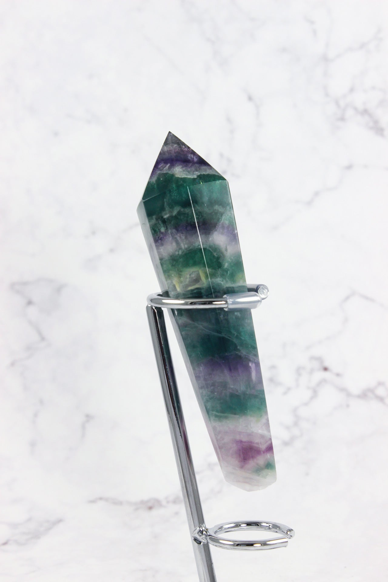 Fluorite Point with stand