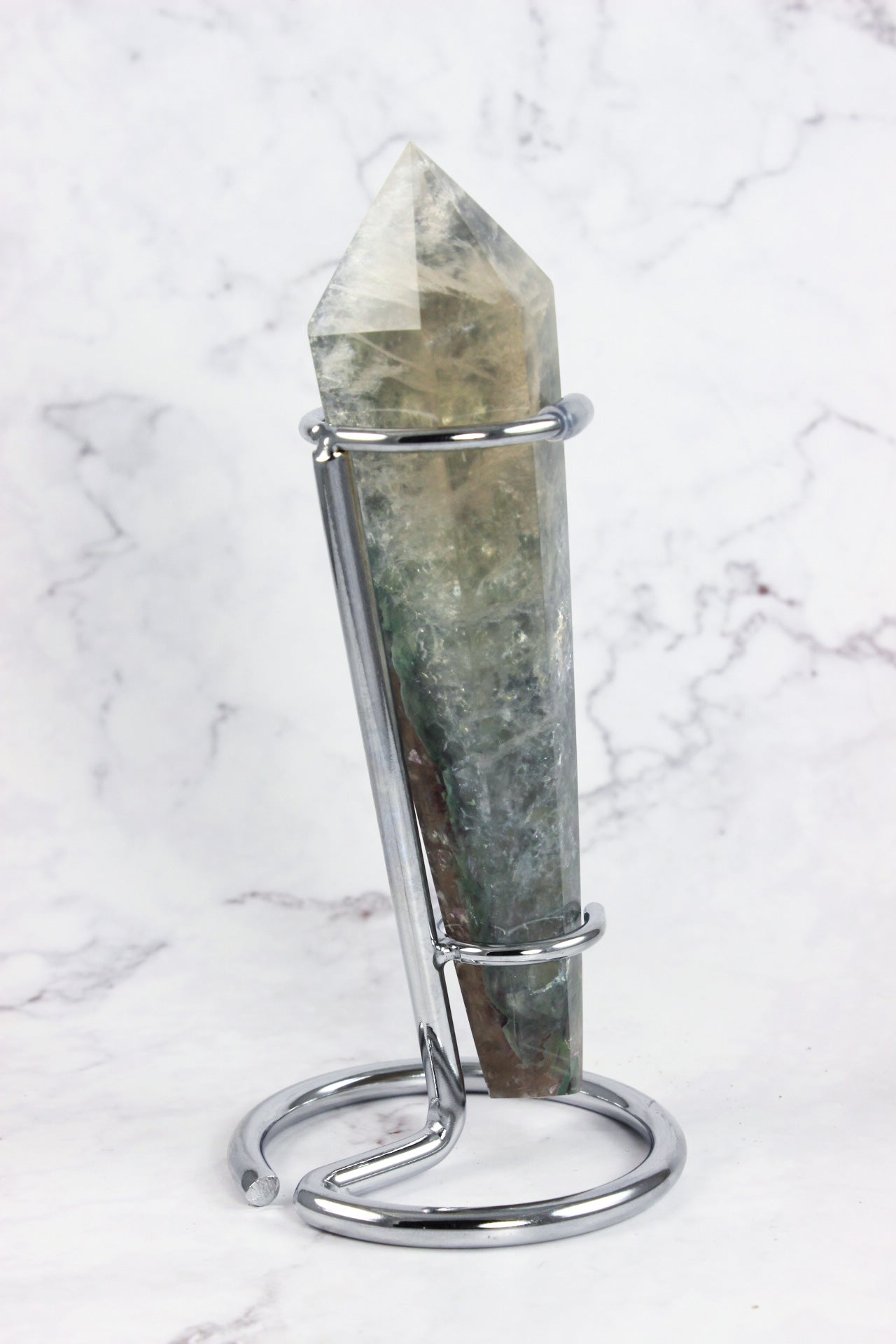 Fluorite Point with stand #2