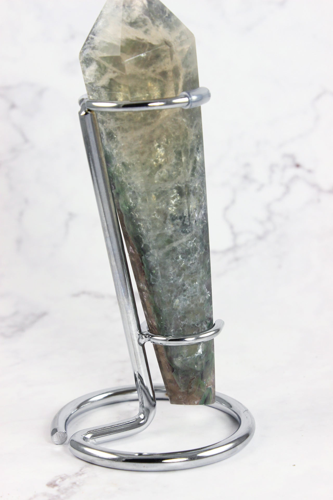 Fluorite Point with stand #2